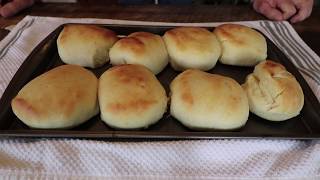 HOMEMADE HAMBURGER BUNS. In less that an hour.