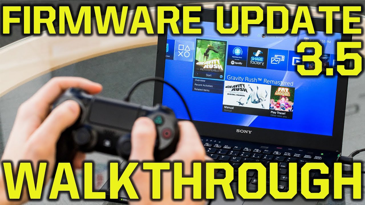 PlayStation 4 Firmware Update 3.5 Walkthrough of all the new features -