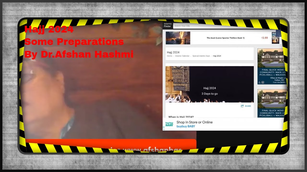 Hajj 2024-Some preparations-By Dr.Afshan Hashmi