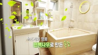 향기 솔솔 나는 ‘편백나무 욕조’로 힐링 (하우스) @좋은아침 4950회 20161027