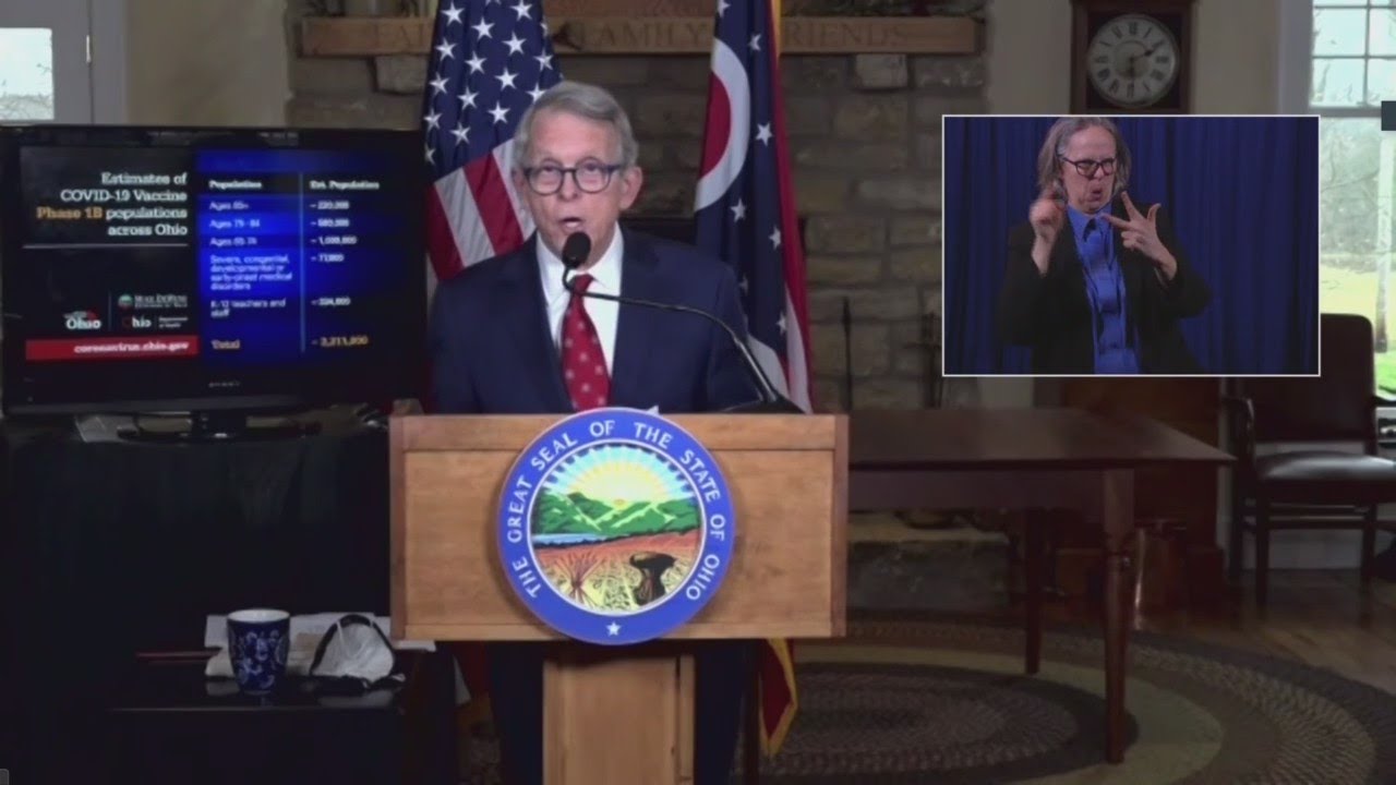 State of Ohio Governor DeWine full news conference addressing coronavirus in Ohio 01/05/2021
