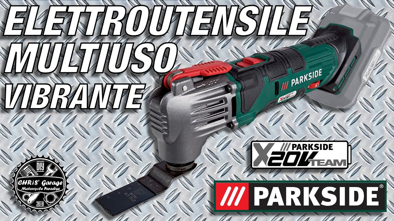 Parkside® - Utensile multifunzione PMFW 310 F4, con 5 accessori,  funzionamento elettrico (230 V) : : Fai da te