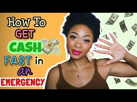 FINANCE: How To Get Cash Fast In An Emergency (5 WAYS) + Tips