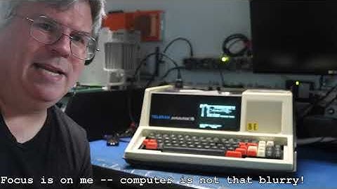 Teleram Portabubble vintage 1970s computer with Magnetic Bubble Memory