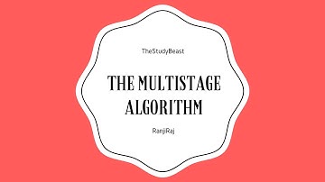 Big Data Analytics | Tutorial #22 | The Multistage Algorithm