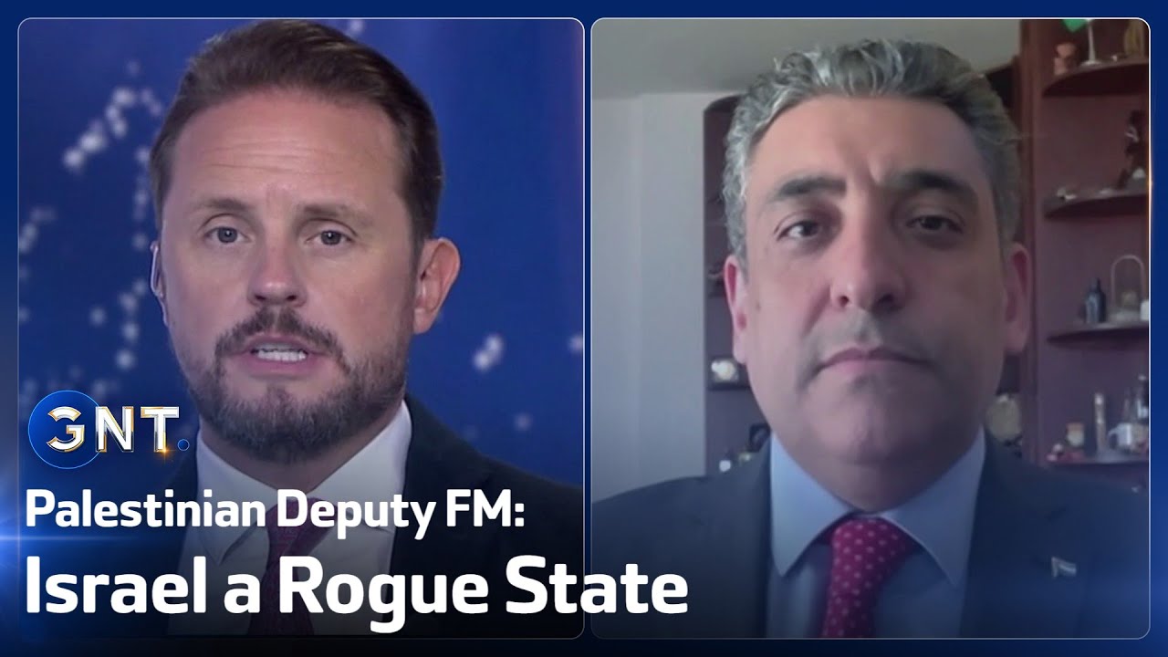 'Israel Is a Rogue State Run by War Criminals': Palestinian Deputy Foreign Minister | GNT