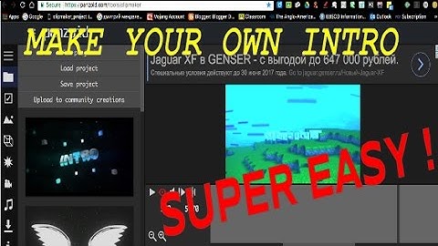 How To Make Your Own INTRO | panzoid