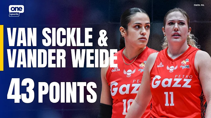 Van Sickle, Vander Weide 43-POINT SURGE for Petro Gazz vs. Capital1 | 2025 PVL REINFORCED CONFERENCE
