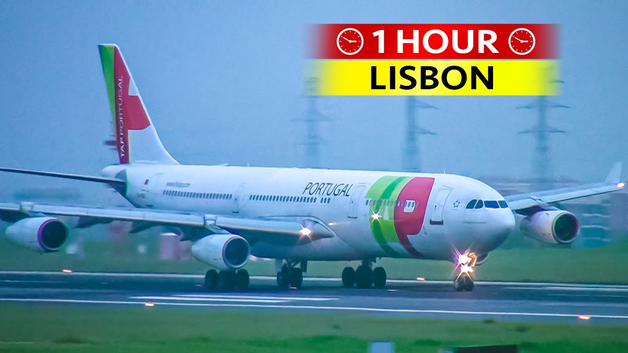 1 Hour of Plane Spotting at LISBON (2015)