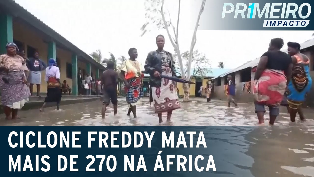Ciclone Freddy: mortos no sul da África já passam de 270 | Primeiro Impacto (16/03/23)
