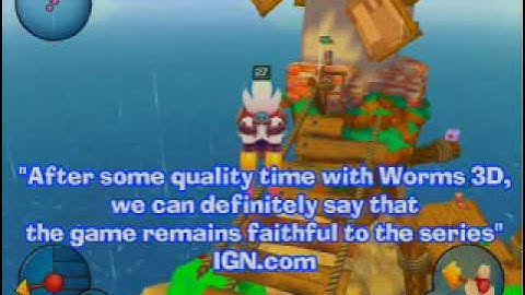 Worms 3D (PS2/Xbox/GC/PC) (2003) Video Game Europe Trailer