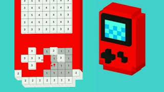 Coloring 3D Gameboy - Creativity Number Coloring  |  3D NUMBER DRAW screenshot 5