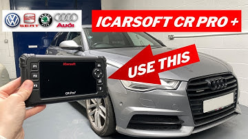 Audi Glowplug, ABS & Airbag Diagnose & Reset Procedure with iCarsoft CR PRO +