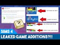 New LEAKED game additions + simmers UPSET over the update!