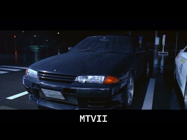 Takumi AE86 VS Takeshi R32 - INITIAL D LEGEND 2 DUBLADO(+eurobeat