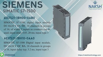 Naksh Technology        SIMATIC S7-1500 Digital input module, DI