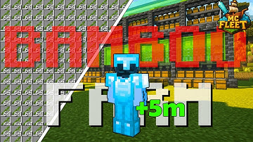 How to make the Biggest and Fastest Bamboo Farm in McFleet Sever🤑💵