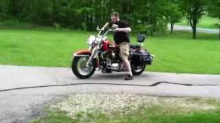 2001 Harley Davidson heritage softail classic burnout
