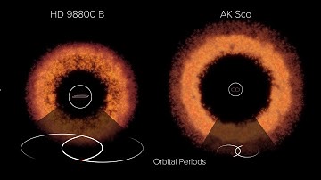 Animation Showing Aligned and Misaligned Circumbinary Disks Around Binary Star Systems