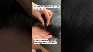 #hdlaceclosure #laceclosure #jetblack #closuresewin #closurewig #hdlace #lacefrontal #closureinstall