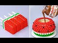 Super Realistic Watermelon-Shaped Cakes 🍉 How To Make Cake Decorating For Beginners