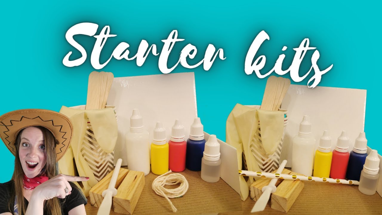 Acrylic pouring starter kits