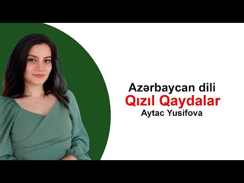 💰Qızıl Qaydalar | Azərbaycan dili | Aytac Yusifova