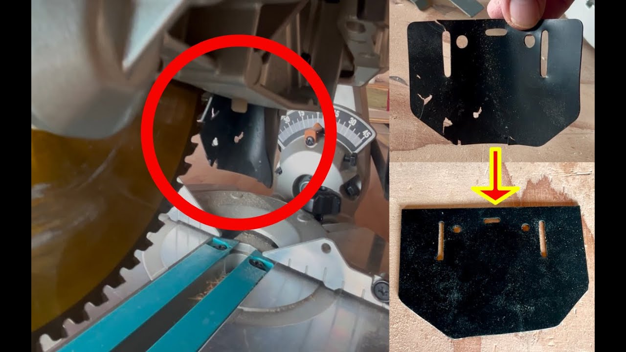 Memo] Replacing the guard on my Makita LS0613FL sliding miter saw