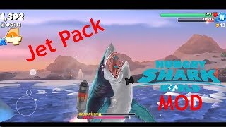Jetpack Great White Hungry shark world Android Game Play & mod apk screenshot 1