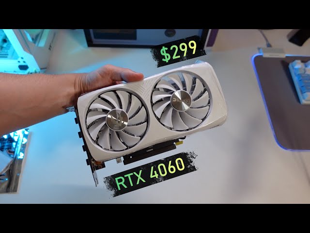 Zotac RTX 4060 Twin Edge White Edition | Unboxing & Showoff - YouTube