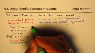 Compound Dependent Independent Events Probability