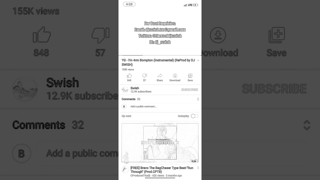 Yg-Bompton [Official instrumental]