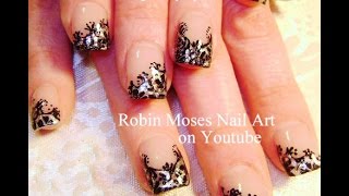 Black Lace Nails | Sexy Nail Art Design Tutorial