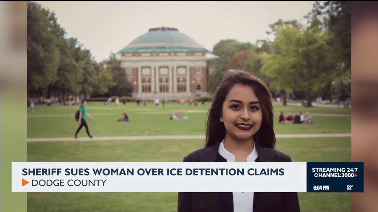 Sheriff sues woman over ICE detention claims - YouTube