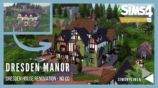 Renovating Dresden House In Windenburg Some Simlish New Year New Me Collab - Sims 4 Speed Build