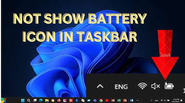 How to Fix Battery Icon Not Showing in Taskbar(10/8/7/11)