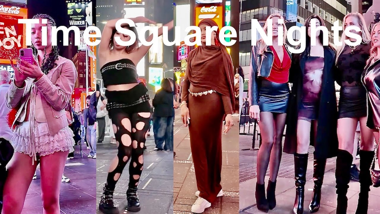 🌆 Explore Times Square Nightlife Scenes | NYC 4K Walking Tour