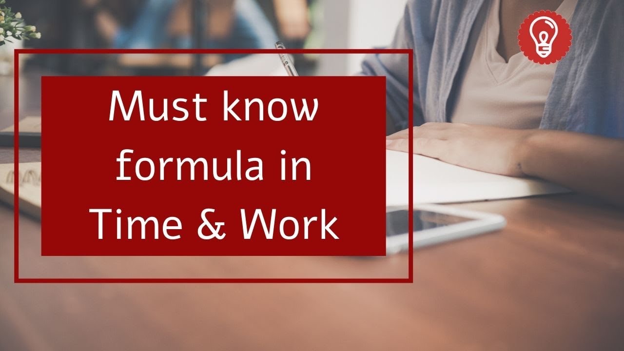 Simple Formula Time And Work Time And Work For Beginners Cocubes