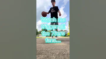 Watch me trigger all the 76ers fans…  #shorts #viral #basketball #sports