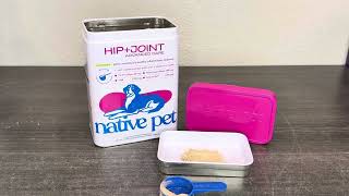 Native Pet Inflammatory Care - Pain Relief for Dogs - Green-Lipped Mussel, Turmeric &amp; Collagen for D