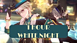 Honkai Star Rail - WHITE NIGHT | 1 Hour OST & trailer loop