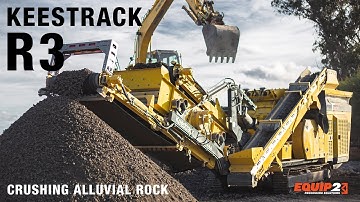 Keestrack R3 Impact Crusher - Crushing Rock at over 200 Tonnes Per Hour