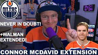 CONNOR MCDAVID SIGNS 2 YEAR EXTENSION! | FAN REACTION AND LIVESTREAM!