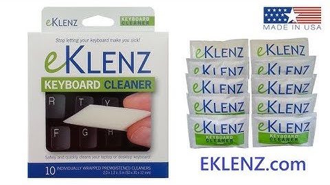 Keyboard Cleaning - Desktop, Laptop, Mechanical - eKlenz Keyboard Cleaner