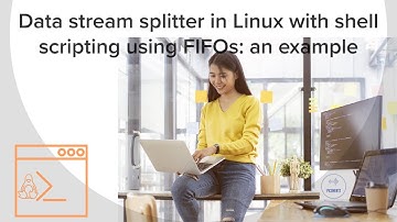 Data stream splitter in Linux with shell scripting using FIFOs: an example
