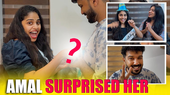 AMAL SURPRISED ANJI ❤️ HER 1st BIRTHDAY AFTER WEDDING 🥹 AMAL ഞെട്ടിച്ചു 😍 | PART 1