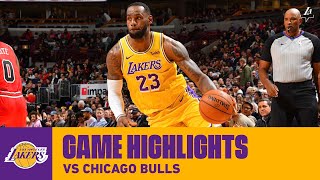 HIGHLIGHTS | LeBron James (30 pts, 11 ast, 10 reb) vs Bulls (11\/5\/19)