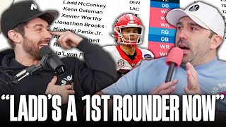 Updated Rookie Ranks + Day 2 NFL Draft Reactions