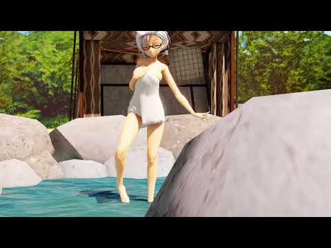 【MMD】Crab Rave　～折岸みつ(湯上がり)～【お遊び編その2】