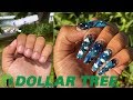 13$ ACRYLIC NAILS AT HOME ALL PRODUCTS DRILL, ACRYLIC, ETC From DOLLAR STORE - *NOT CLICKBAIT*